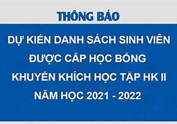 Danh Sách Học Bổng Khuyến Khích Hcmut