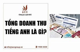 Doanh Thu Trong Tiếng Anh