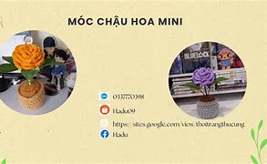 Móc Chậu Hoa Hồng